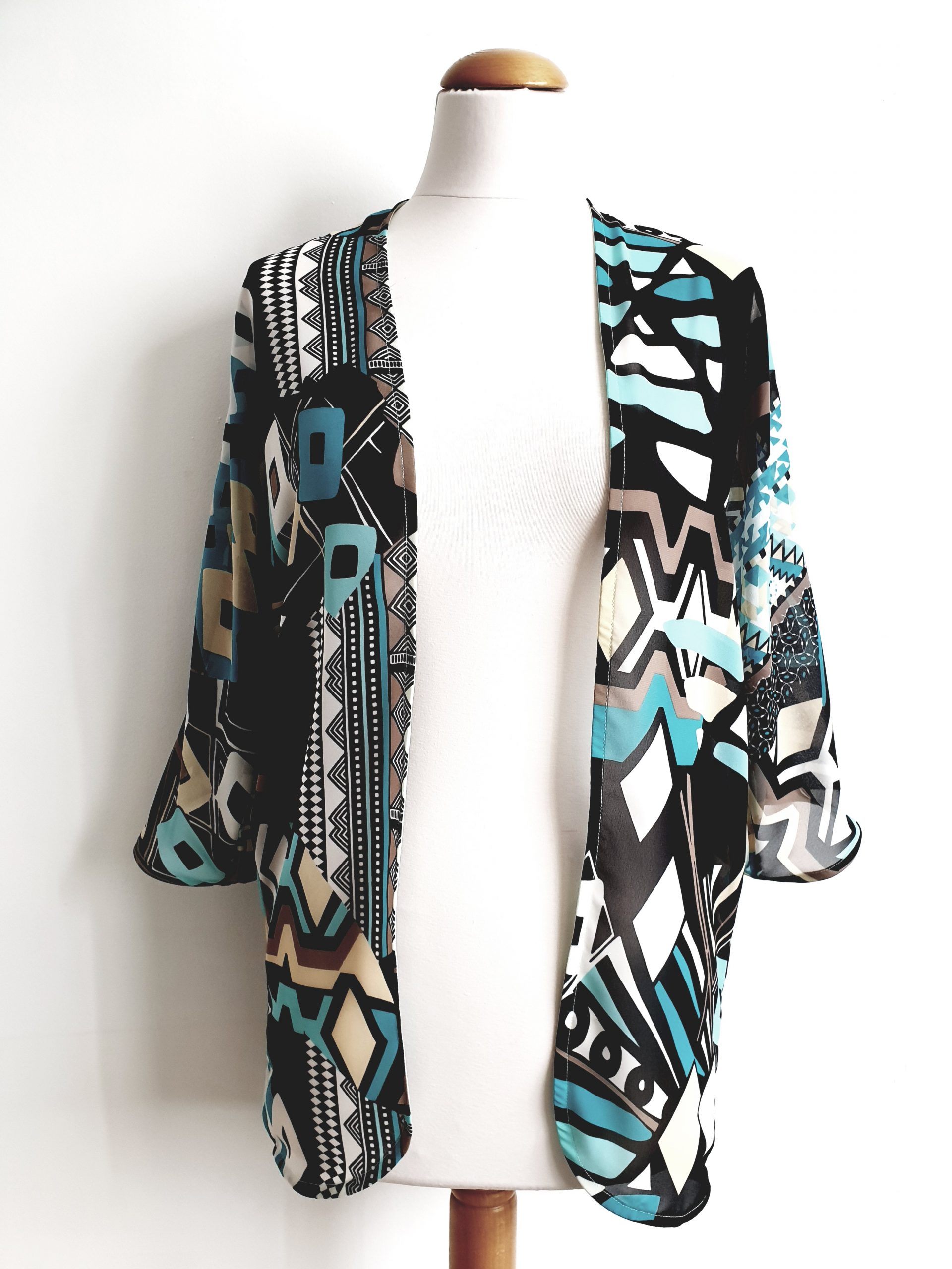 Veste Kùchù Blue Ethnik – Image 4