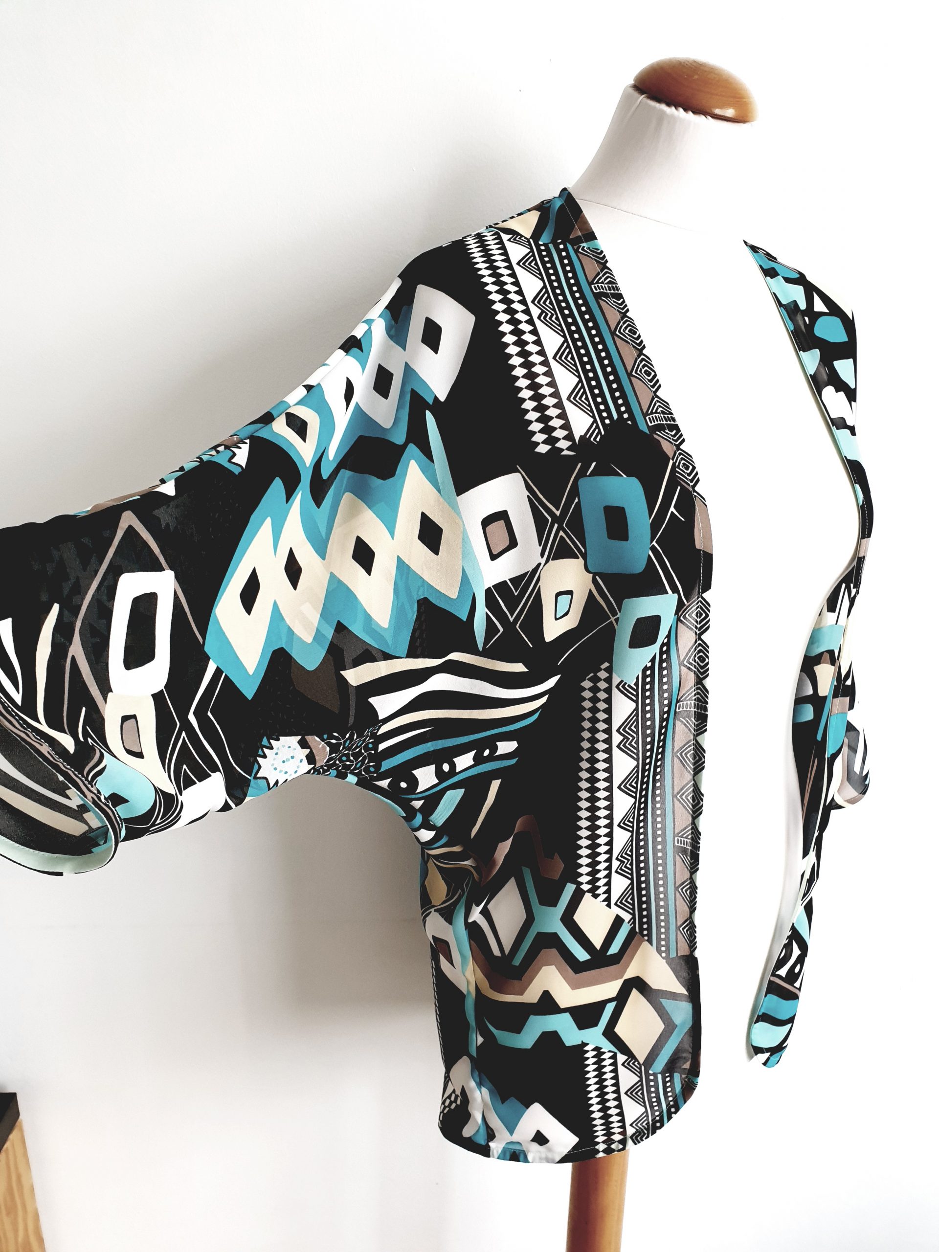 Veste Kùchù Blue Ethnik – Image 2